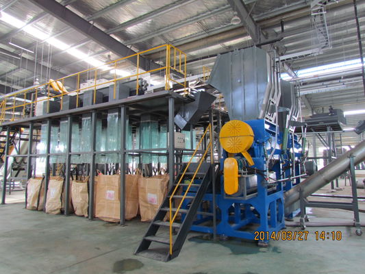 garrafa plástica do motor de 100kw Wannan que recicla máquinas