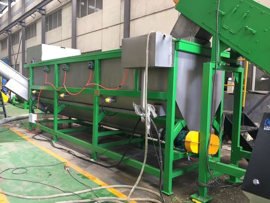 garrafas do HDPE 300kg/h, 500kg/h, 1000kg/h que esmagam e a máquina de lavar