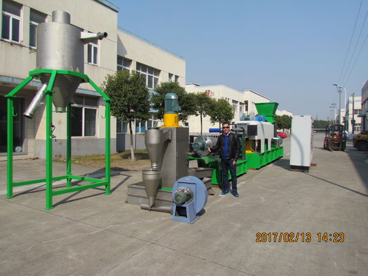 máquina de granulagem plástica plástica da máquina 1000kg/H da peletização do filme 3Phase