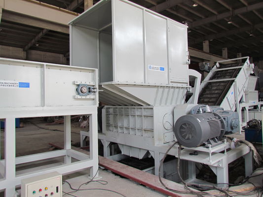 máquina da retalhadora do eixo do dobro dos resíduos sólidos de 22*2kw 20rpm