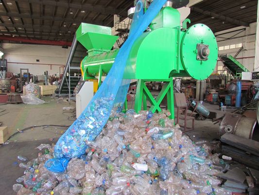 Removedor plástico da etiqueta da garrafa, máquina de reciclagem plástica do animal de estimação, garrafa do animal de estimação que recicla a máquina, garrafa de água que recicla a máquina