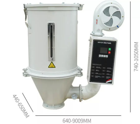 secador para grânulo do PE dos PP, capacidade 25kg~500kg/h do funil