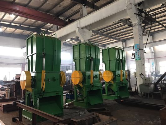Máquina de moedura plástica da faca do arco, animal de estimação que esmaga o único eixo da máquina