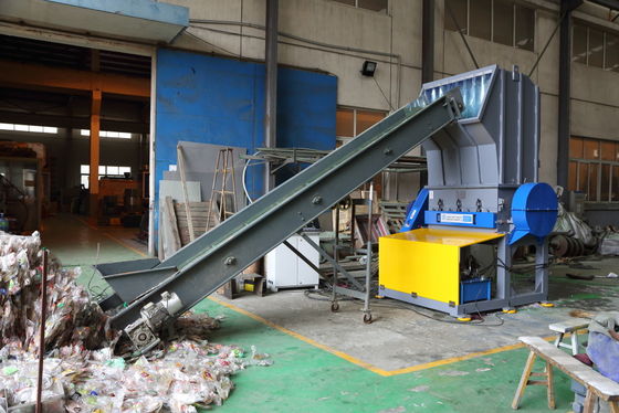 triturador plástico da garrafa da lâmina 9CrSi, granulador plástico da retalhadora 0.5t/H