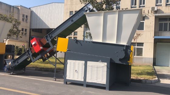 Máquina da retalhadora do eixo do sistema 400kg/H 380V do PLC única