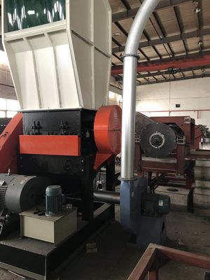 Máquina plástica de gerencio do triturador 90kw das lâminas 550mm de V