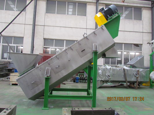 Máquina de reciclagem plástica de SS304 37kw para filmes dos PP do PE