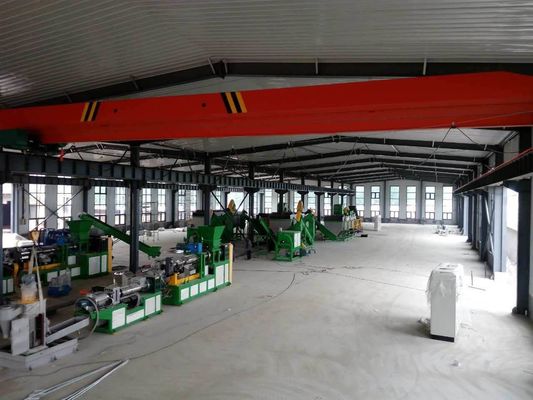 garrafa plástica do ANIMAL DE ESTIMAÇÃO 3000kg/h que recicla máquinas com esmagamento da lavagem