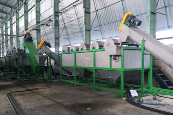 Linha de reciclagem plástica da lavagem da máquina de HDPP