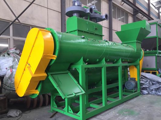O único tambor 30kw desperdiça a máquina do removedor da etiqueta da garrafa da bebida