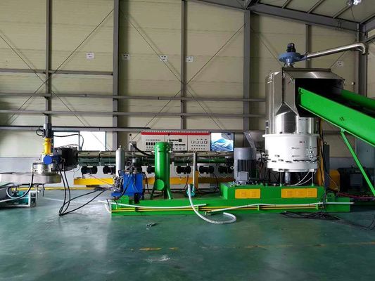 Tudo em uma linha de granulagem plástica da consolidação 800kg/H