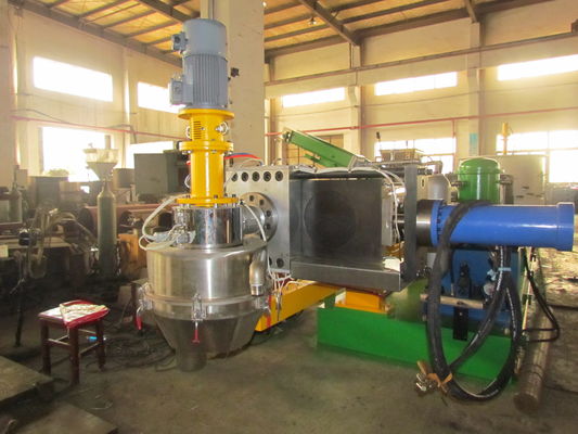 Tudo em uma linha de granulagem plástica da consolidação 800kg/H