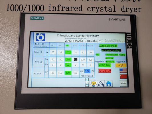 50ppm giratório que desidrata a máquina mais seca plástica