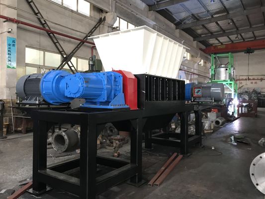 máquina alta da retalhadora do eixo do dobro do torque da lâmina 9CrSi