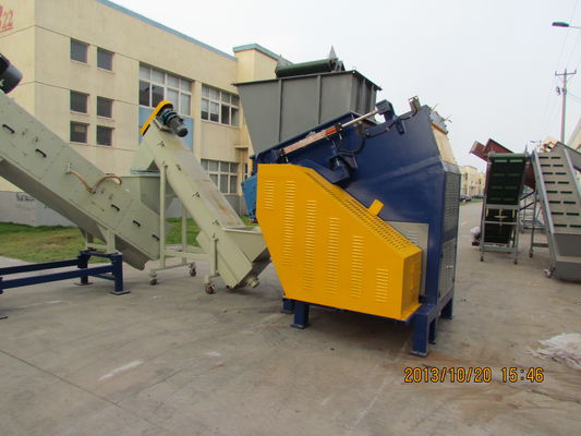 Máquina da retalhadora do eixo do sistema 400kg/H 380V do PLC única
