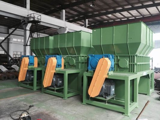 o lixo 15ton/h filma a máquina dobro da retalhadora do eixo