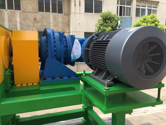 38 retalhadora plástica do cilindro da lâmina 18.5kw, retalhadora dobro do eixo de baixo nível de ruído