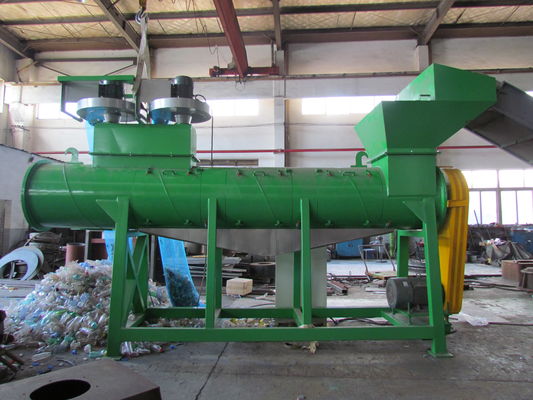 etiqueta de reciclagem plástica do tampão de garrafa do ANIMAL DE ESTIMAÇÃO da máquina 2ton/H que remove a máquina