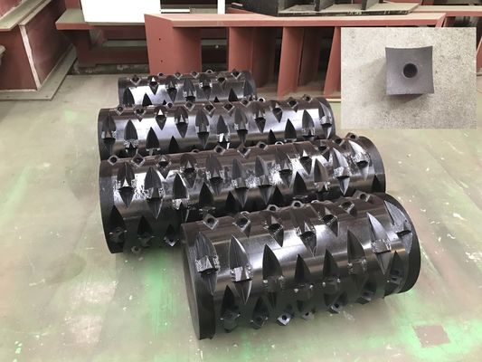 69pcs máquina giratória da retalhadora do eixo da lâmina 2ton/H única