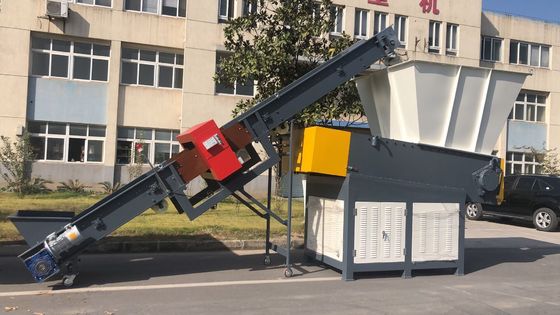 45kw 4pcs fixou a máquina plástica da retalhadora da fibra da lâmina