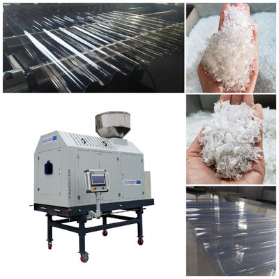 O secador infravermelho para a onda plástica do ANIMAL DE ESTIMAÇÃO corrugou a máquina da extrusão da telha de telhado, umidade final 50ppm, tempo de secagem 20mins